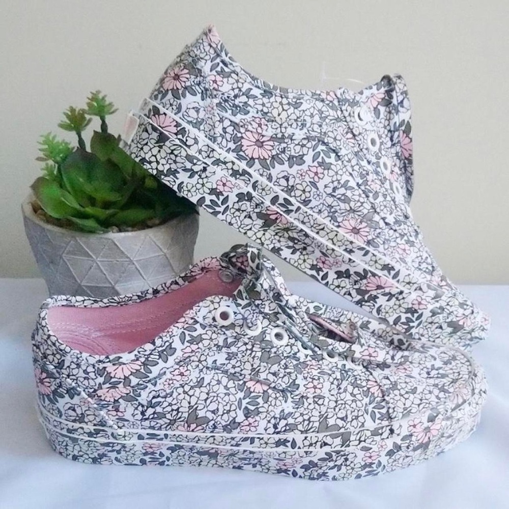 vans all over floral print old skool sneakers